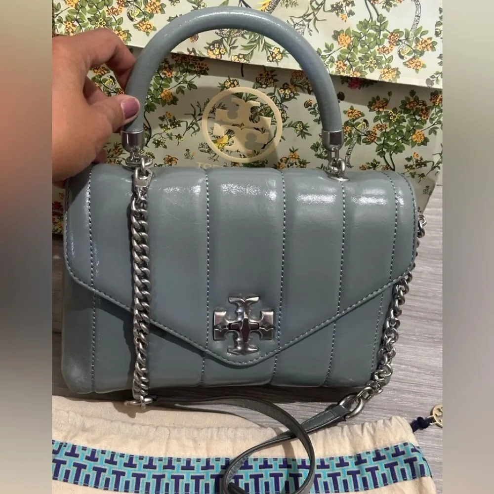 Tory Burch Kira Patent Small Crossbody Satchel